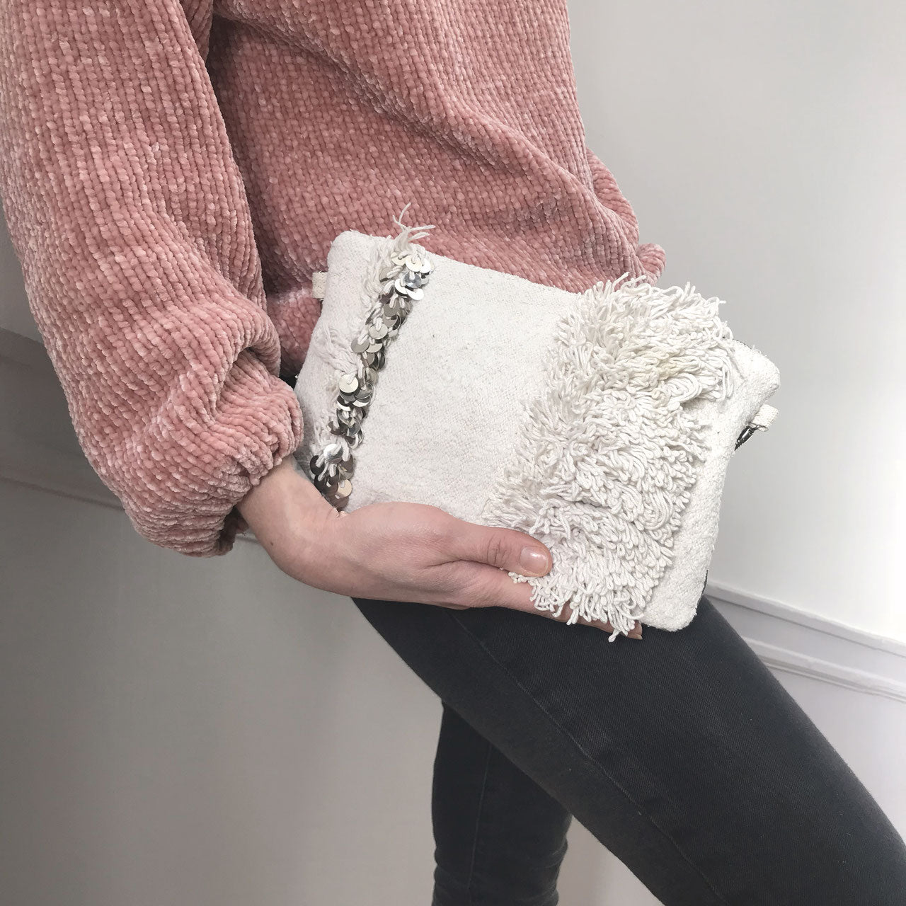 POCHETTE HANDIRA-CUIR : kasbah bronze