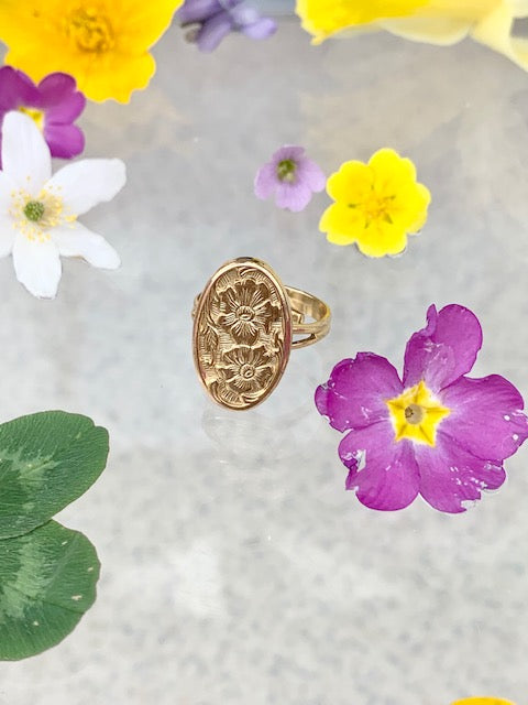 BAGUE FLEURS